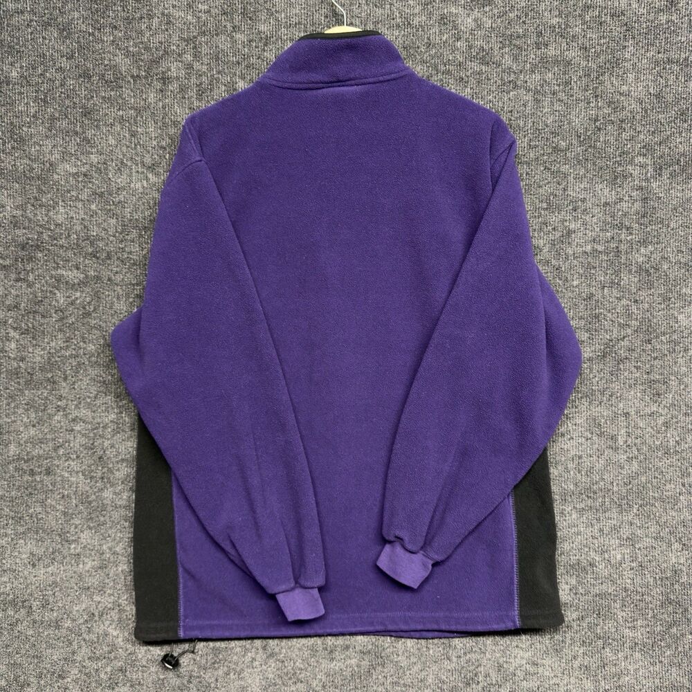 Vintage Baltimore Ravens Reebok Fleece Pullover Quarter Zip Jacket Mens XL Y2K - Picture 7 of 11